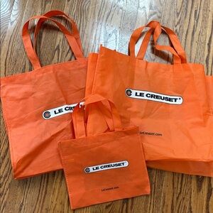 Three Le Creuset Reusable Tote
